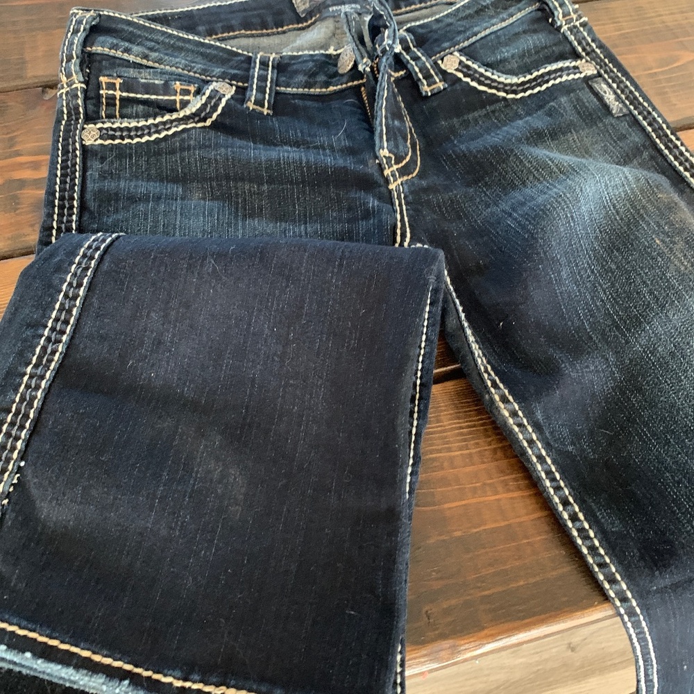 Silver jeans